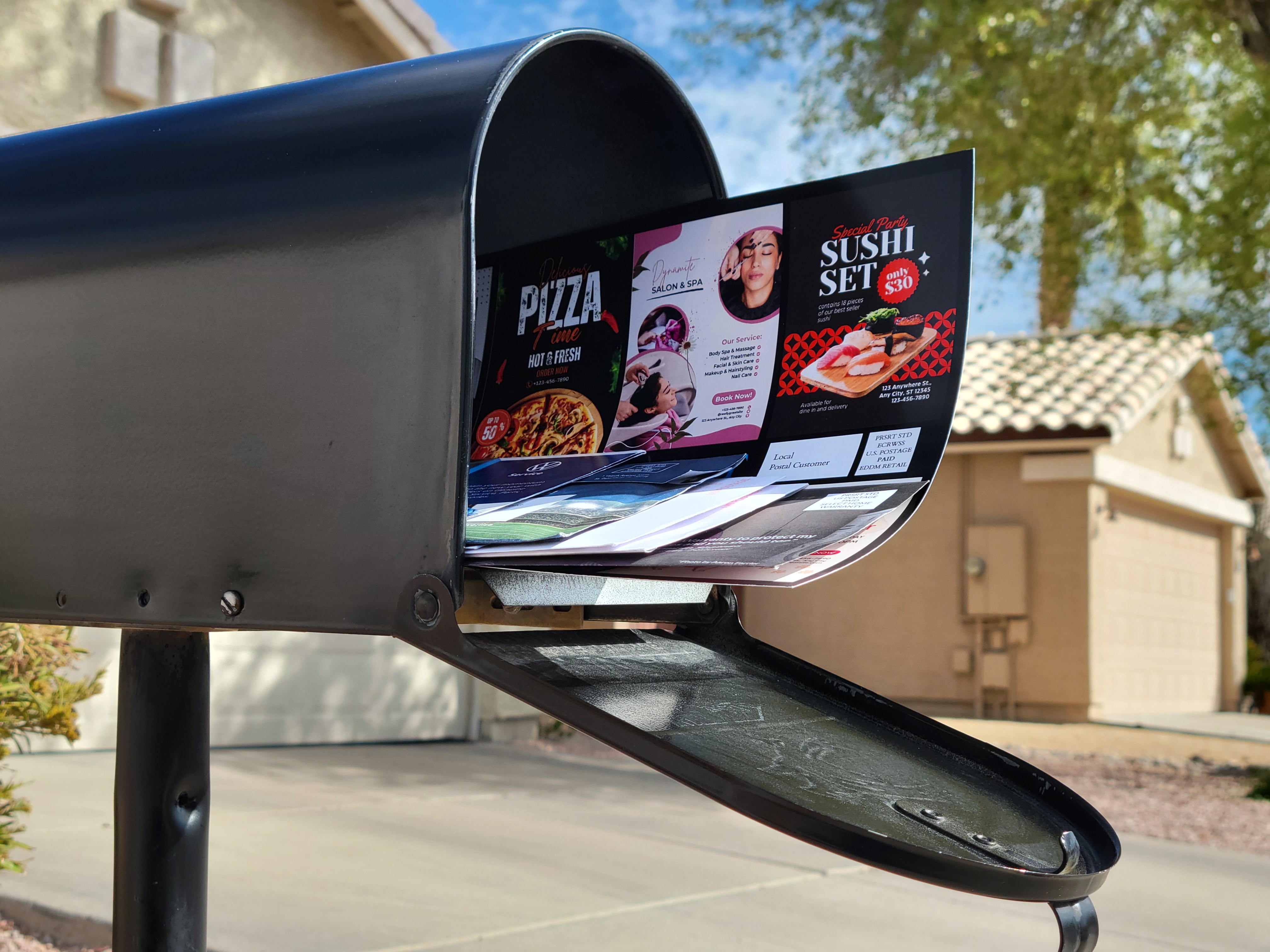 Mailer insert card sample